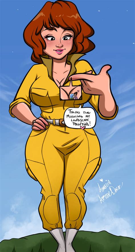 april o'neil giantess